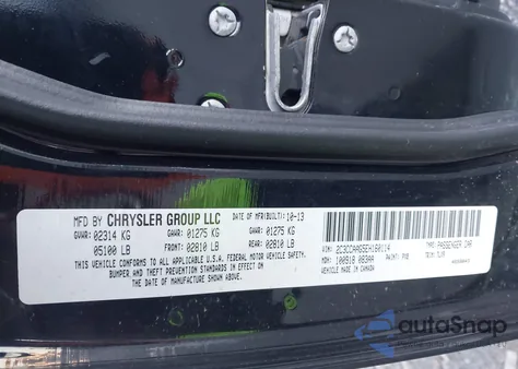 2014 Chrysler 300C from USA, damaged, VIN 2C3CCAET7EH118163
